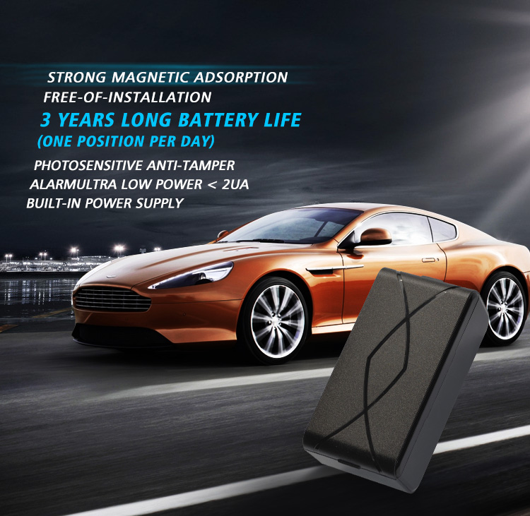 5yr Battery Magnetic Real Time Locator Mini Gps Tracking Device With Long Battery