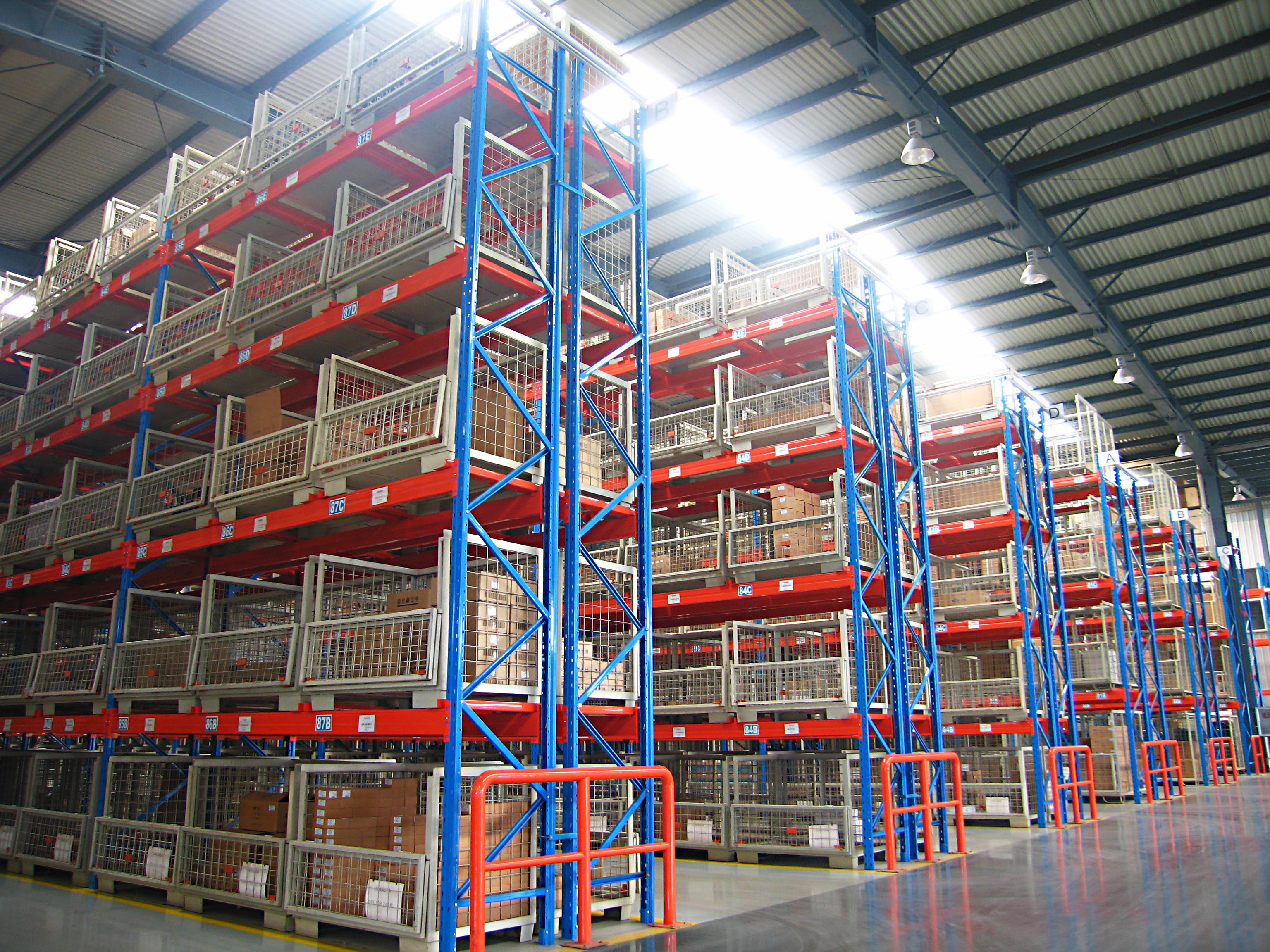 Industrial Storage folding Wire Container Cage Metal Bin For Sale Stackability