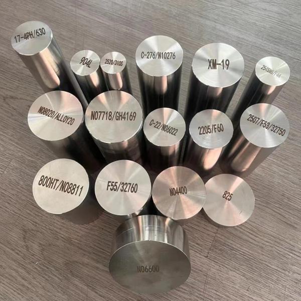 Hastelloy C4 75mm Dia X 1000mm Black And Bright Alloy Rod Alloy C-4 UNS N06455