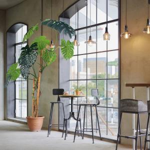 China Durable Furniture Pot Artificial Monstera Plants For Garden wholesale