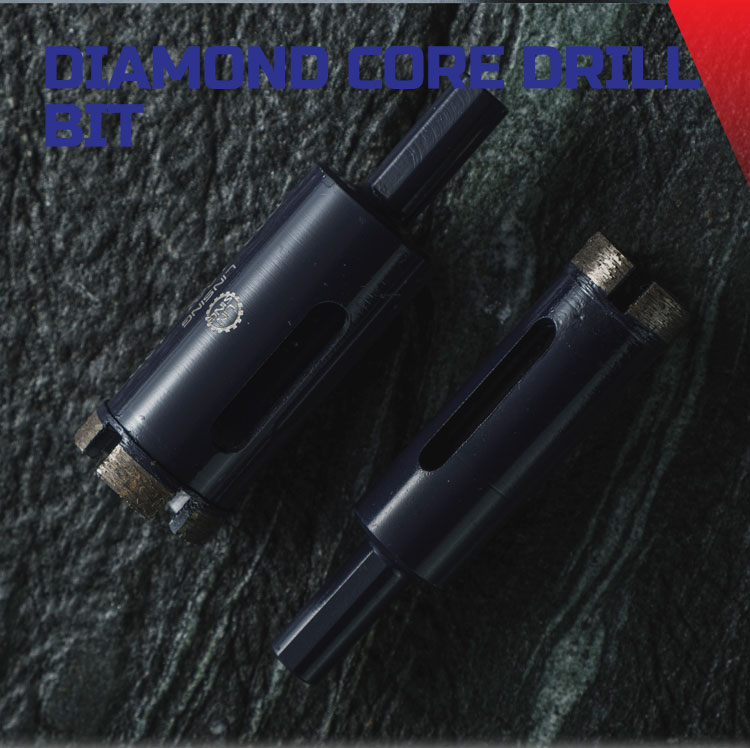 Straight Shank Wet Using Sintered Diamond Core Drill Bit for Granite Stone Drilling