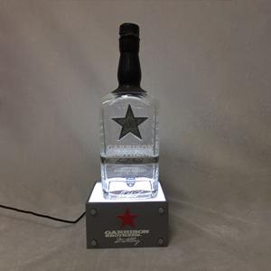 China Whisky Alcohol Display Acrylic Bottle Glorifiers LED Light Base wholesale