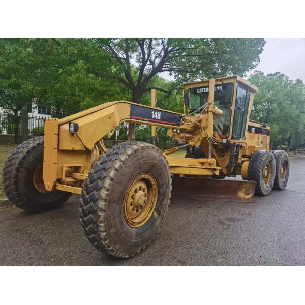 Original Color Used Caterpillar 14H Motor Grader In Excellent Condition