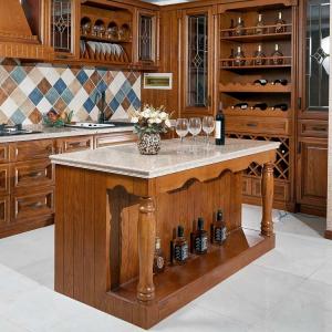 China Plywood OEM E0E1 Solid Wood Kitchen Cabinets wholesale