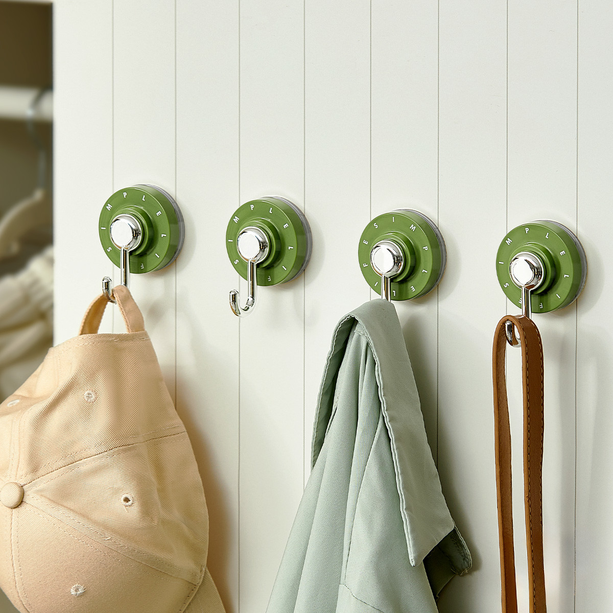 Wholesale New ABS Reusable Dry Wall ABS Shower Hooks Round Strong Vacuum Suction Cup Hooks