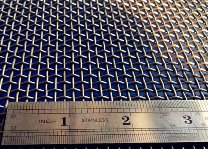 2.0mm Galvanized Wire Mesh / Galvanized Metal Mesh Square Hole
