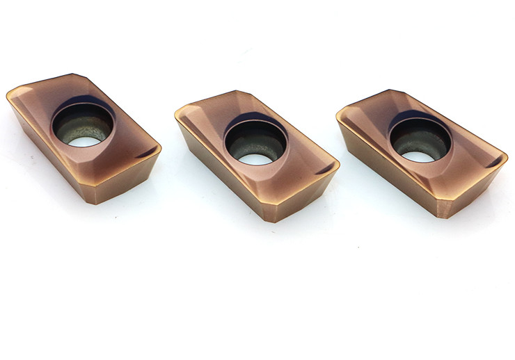 TiCN Coated Indexable Carbide Inserts APMT1604PDER , Semi - Finishing Process Type