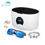 Skymen Portable Mini Ultrasonic Jewelry Cleaner 0.6L 24W 45KHz Stainless Steel