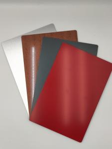 China Brushed ACP Partition Sheet 0.3mm Aluminum Layer High Strength wholesale
