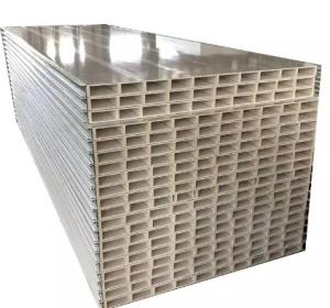 China Color Steel Plate Glass Magnesium Board Fireproof Insulation Hollow Purification wholesale