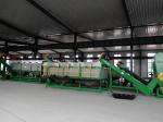 1000kg/h PE mulching film crushing washing and recycling machine