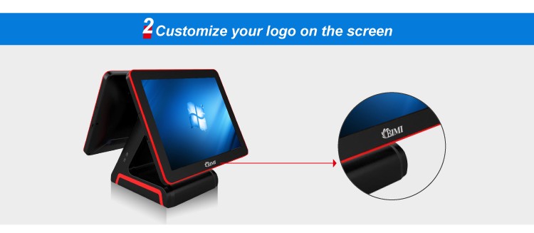 15'' Ture Flat Touch Screen Bimi 2021 POS Terminal/2019 External Card Reader Optional