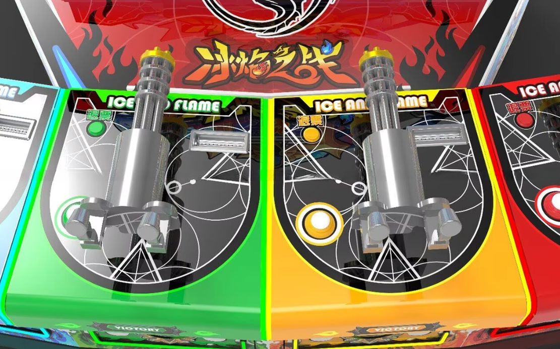 4 Players Ice Frame Battle Shooting Arcade Machine For Game Room