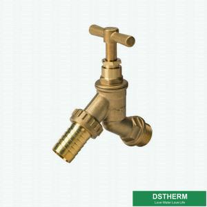 China New Design Original Brass Color Garden Tap Brass Bibcock Valve Water Tap Brass Faucet wholesale