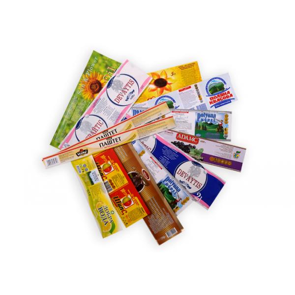 Self Adhesive Sticker Converting Cast Coated Glossy Paper Wood Pulp Material