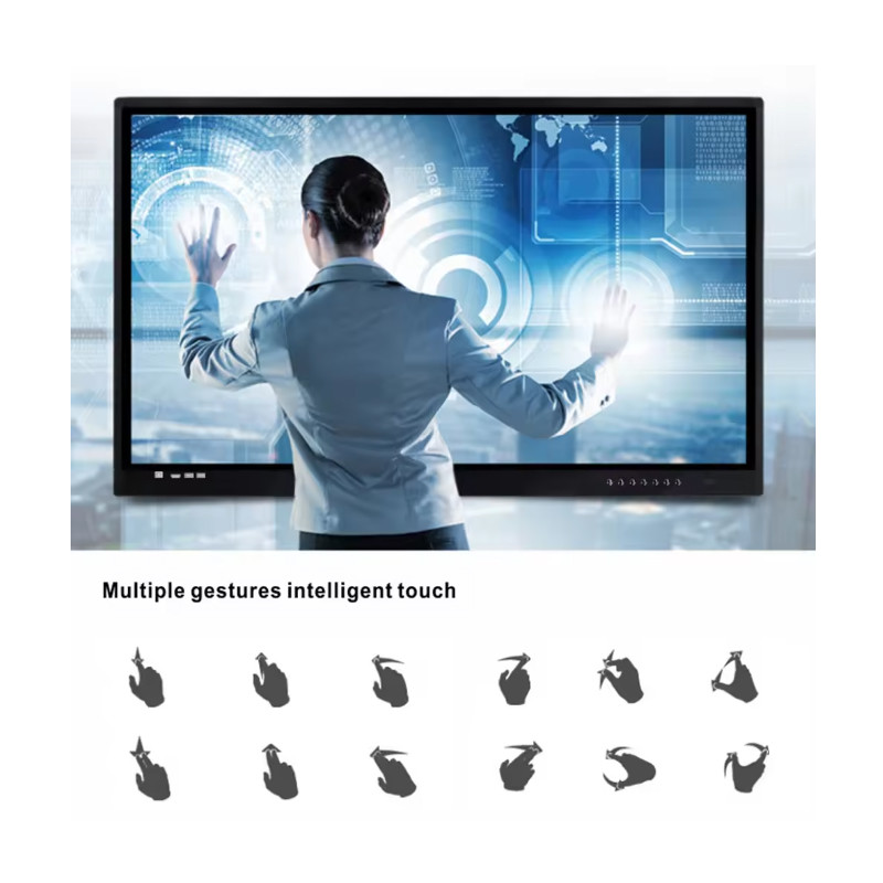 55 Inch Multi Interactive Flat Panel Display Touch Screen Digital Whiteboard For Office