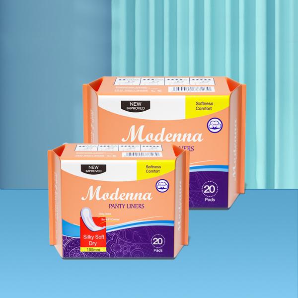 High Quality White Cotton Sanitary Napkins Brand Name Disposable Women Sanitary