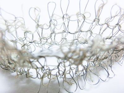 Combination Wire Mesh Rolls Double , Fiberglass Wire Mesh Screen Knitted
