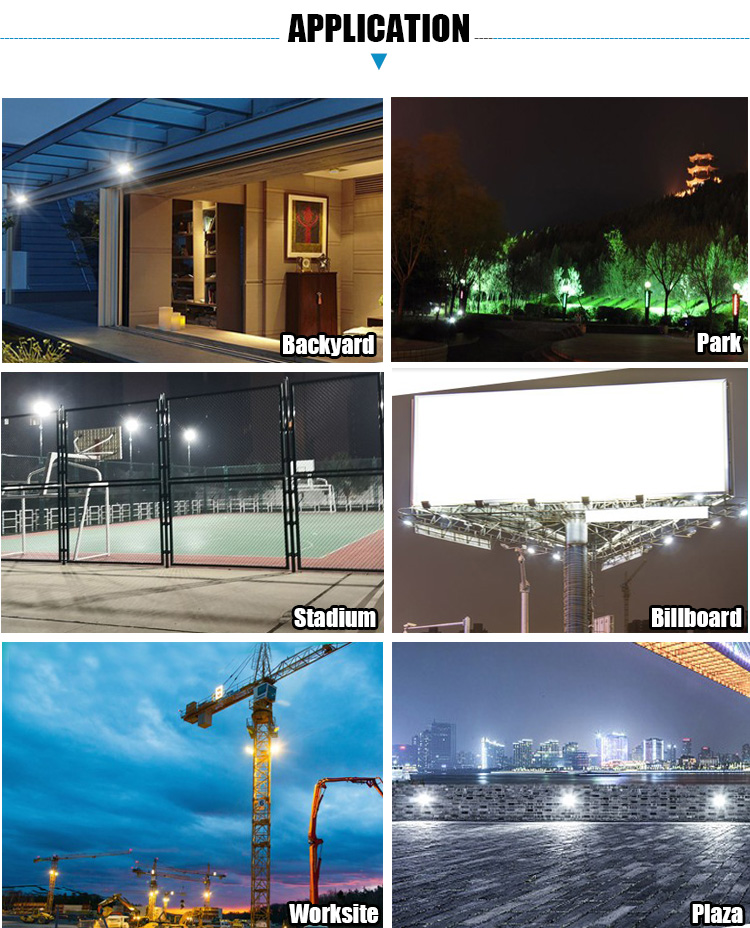 Lumileds Chip SMD LED Floodlight 300 Watt 36000lm High Lumen For Sport Fields