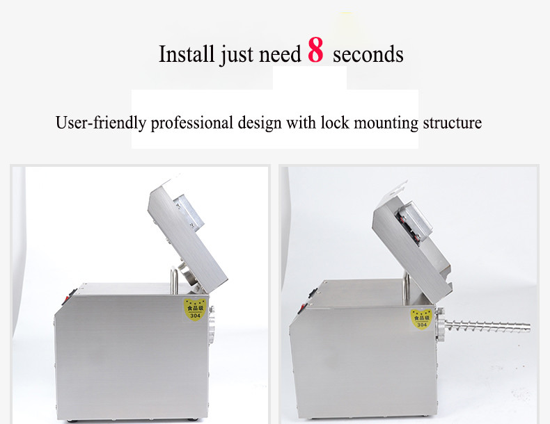 Stainless Steel Home Oil Press Machine 3-6 Kg/H mini oil expeller machine