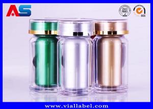 China 50ml Clear Plastic Pill Bottles Maca Medicine Packaging Container Green wholesale