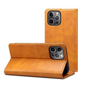 China Genuine Leather Wallet Phone Case ODM / OEM Luxury Iphone Leather Case wholesale