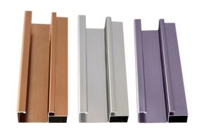 China Anti Scratch 60um Film Architectural Aluminium Profiles cut to length wholesale