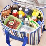 Thermal Cooler Large Insulated Freezer Lunch Bag for Food Delivery