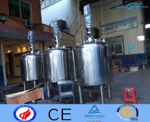 China Inox 1500L Customized Stainless Steel Jacketed Tanks Matt Polish wholesale