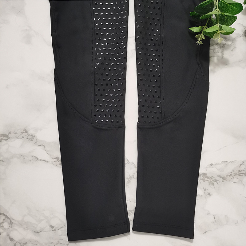 Full Seat Silicone Horse Riding Pants / Equestrian Leggings With Phone Pocket