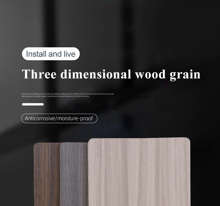 Odorless Bamboo Fiber Wall Panel Wood Grain Veneer Sheets 1220*2440mm