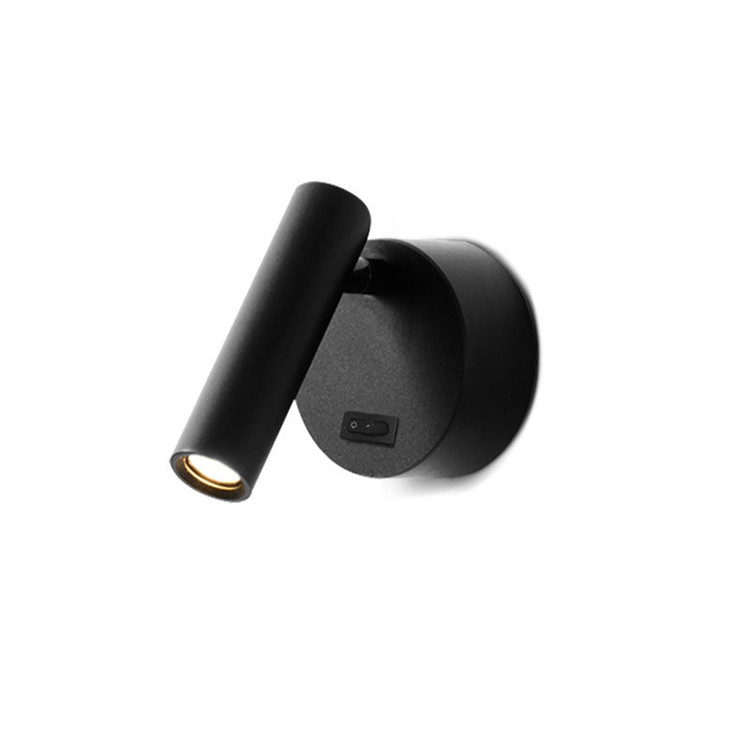 Wall mounted european style BJB switch 3W led reading wall light bedside indoor led headboard wall light