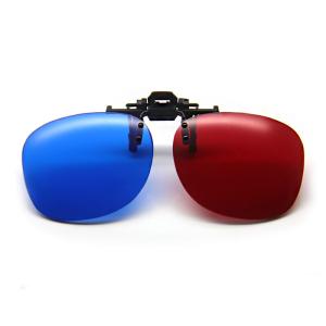 China Red Blue 3D glasses CLIP TV film vision movie buy LG Sony Samsung Pana theater Benq Acer wholesale