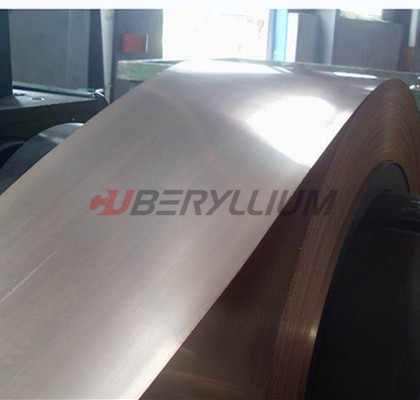 ASTM C17410 Beryllium Copper Foil Tape 0.08mm For Spring Contacts