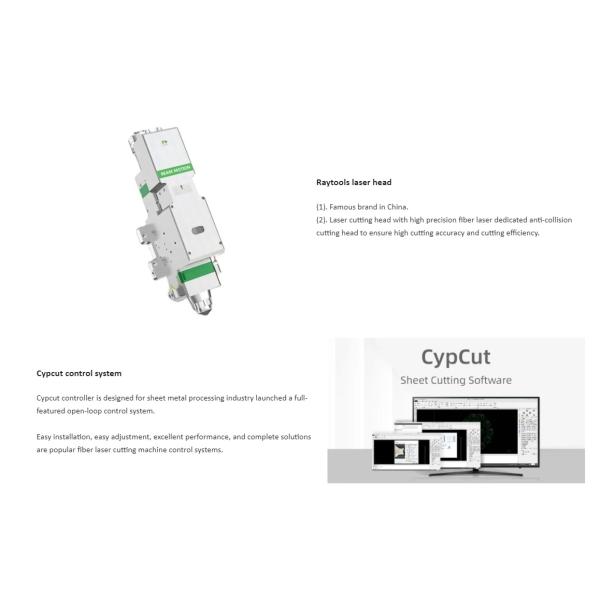 CNC Metal Fiber Laser Cutter 1000W 1500W 2000W 3000W 4000W 6000W Laser Cutting Machine For Carbon Stainless/Aluminum Steel / Metal/ Tube / Pipe/Plate