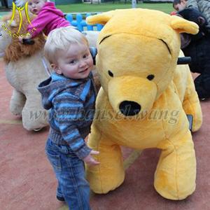 China Hansel high quality electronic battery coin operated animal ride wholesale