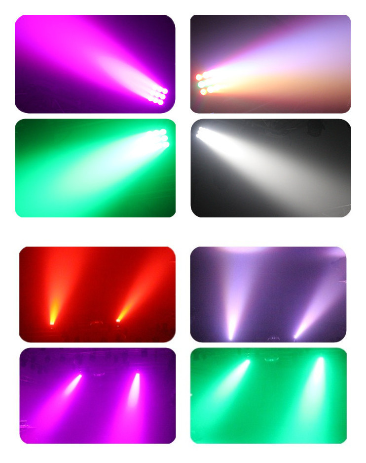 9PCS 12W RGBW 4in1 LED Moving Head Light , IP33 Moving Led Stage Lights