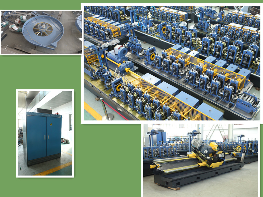 Pipe Roll Forming Machine , Steel Tube Forming With Hot Dipped Galvanized Tube