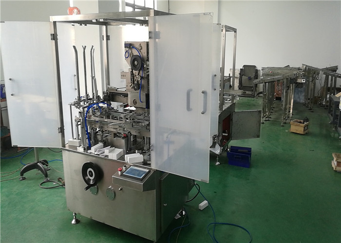 Food Biscuit Sachet Biscuit Automatic Cartoning Machine With High Efficiency