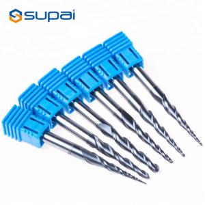 China 2 Flute Tapered Wood Milling Cutter Metal Working Tool ISO Certification wholesale