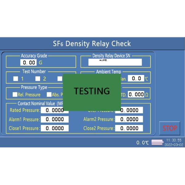SF6 Density Relay Chec SF6 Density Meter Check 0.2 Level [KS2001]