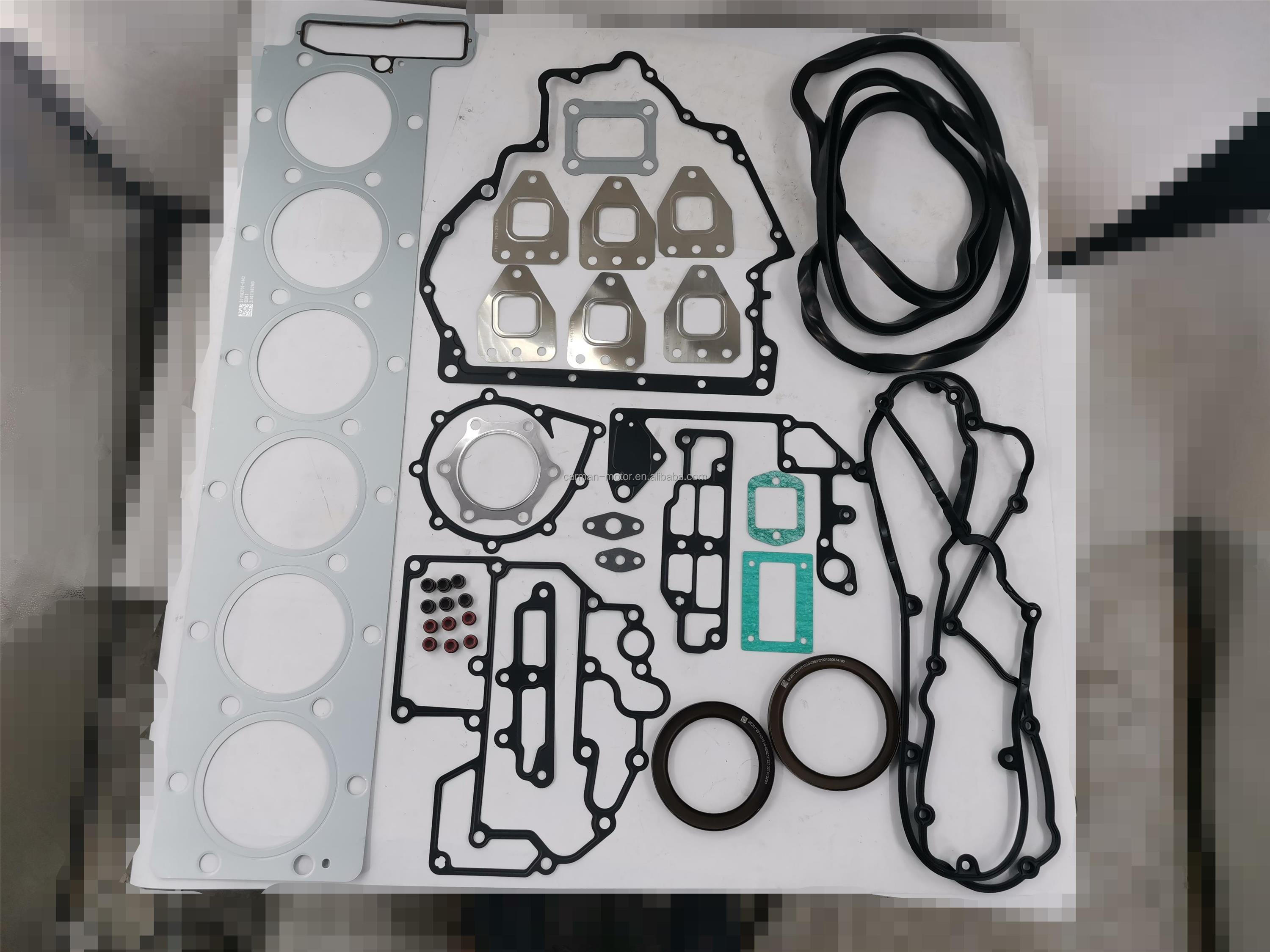 Overhaul Gasket Kit for SINOTRUK Sitrak MAN MC13 Engine Parts 201V03901-0402 Cylinder Head Gasket Repair Kit