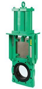 China ISO Certificate Ductile Iron Slurry Knife Gate Valve Wafer / Flange Connection wholesale