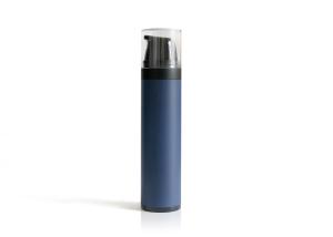 China Dark Blue Empty Airless Pump Bottle , Recycle Cosmetic Lotion Bottles wholesale