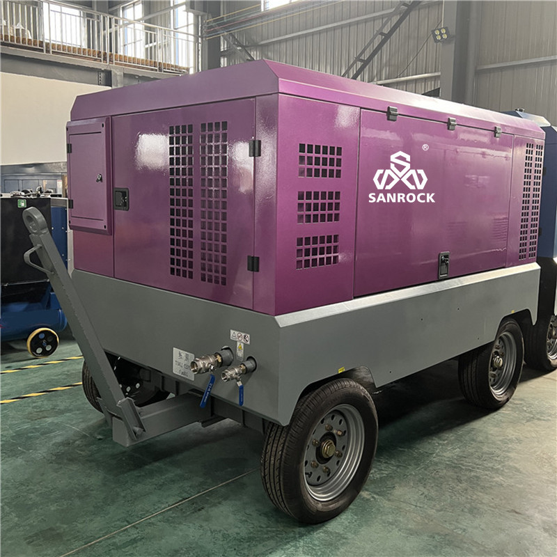 Portable Screw Air Compressor Machine 25bar Mining Screw Air Compressor For Sale