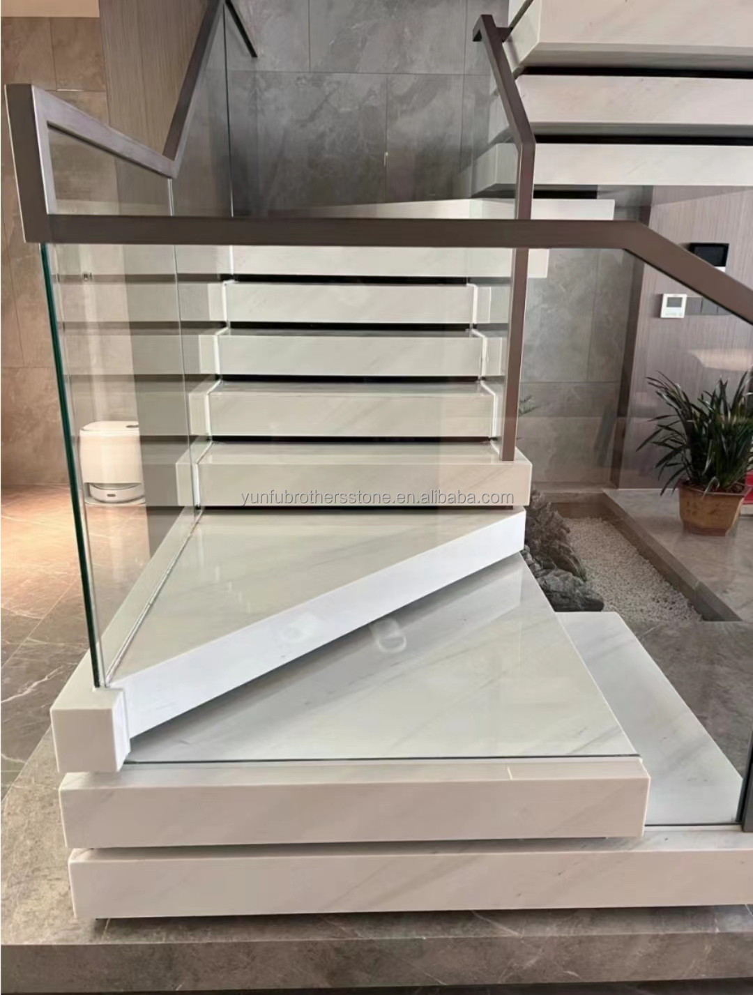 Marble Stair and Skirting Tiles Modern European Style for Natural Stone Interior Design