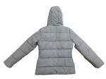 Solid Ladies Hooded Padded Jackets Quilted Nylon Packable Puffer Coat Women'S