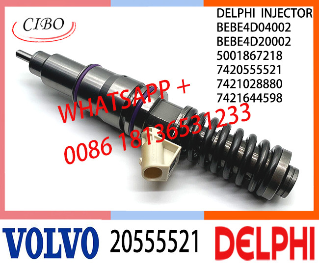 Diesel Injector 20555521 BEBE4D04002 BEBE4D20002 5001867218 21028880 85003042 E3.18 for REN-AULTT 11LTR EURO3 HI