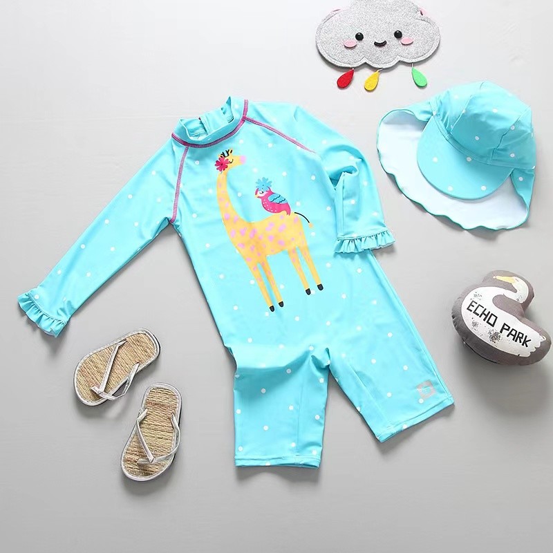 UPF50+ Boys Swimwear Sets 3-13 Years Old Long Sleeve Boy Swimsuit Handsome
