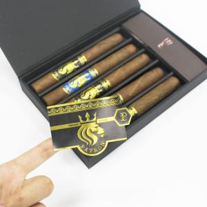 China CMYK Gold Foil Cigar Label Printing Personalized Logo Sticker Printing wholesale